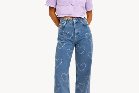 Lovey Dovey High Rise Wide Leg Jeans
