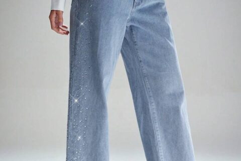 Gigi - Rhinestone Embellished Jeans