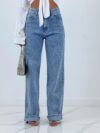 Enchanting Elegance High Rise Wide Leg Jeans