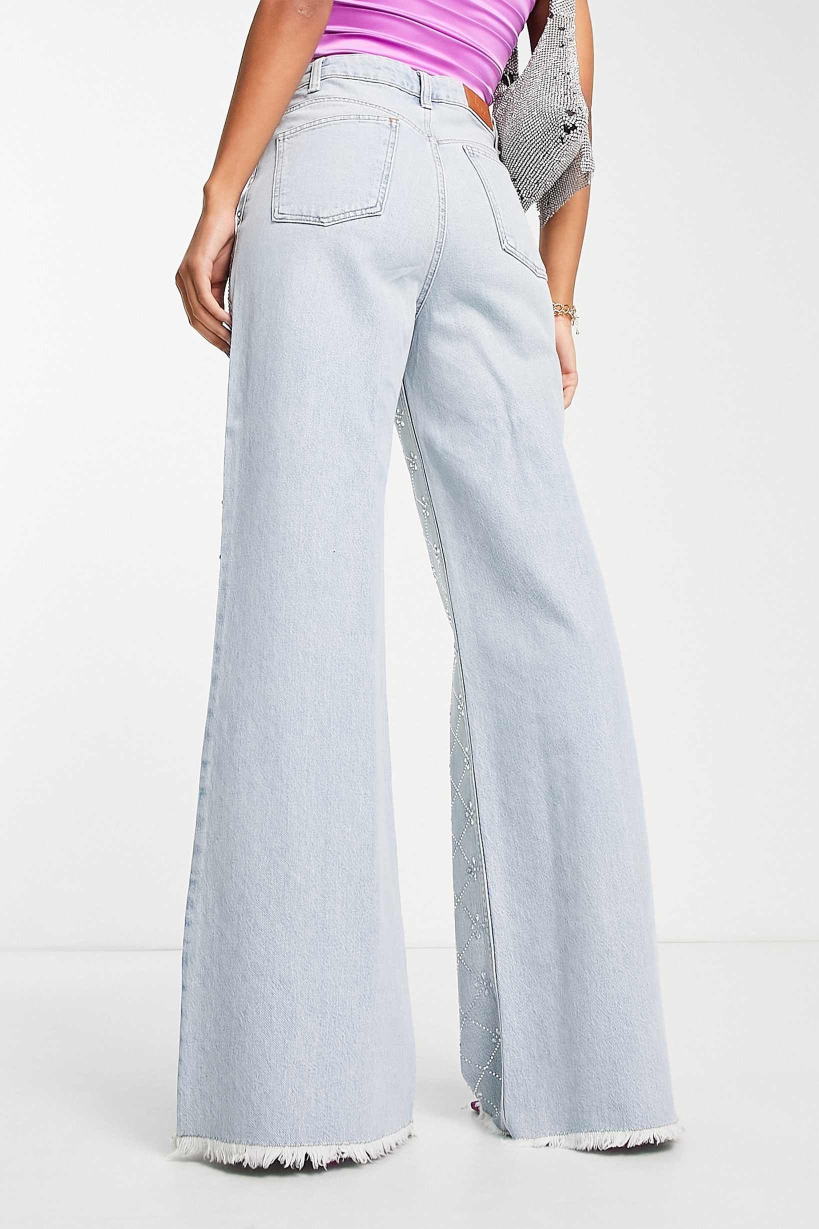 Dazzle Dream High Rise Wide Leg Jeans - Image 5