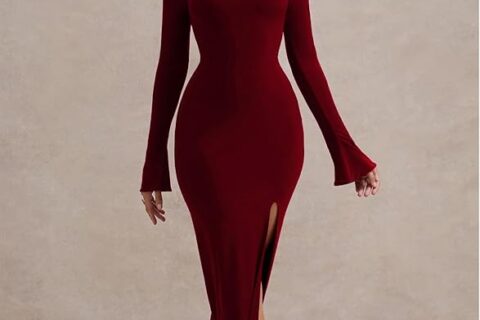 Women's Full Sleeves Maxi Dress