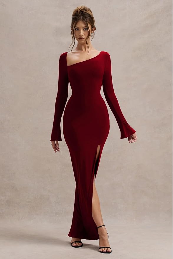 Women's Full Sleeves Maxi Dress